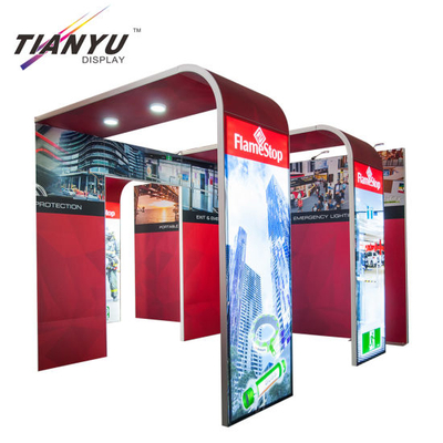 Alluminio standard Exhibition sistema Trade Show di visualizzazione Booth