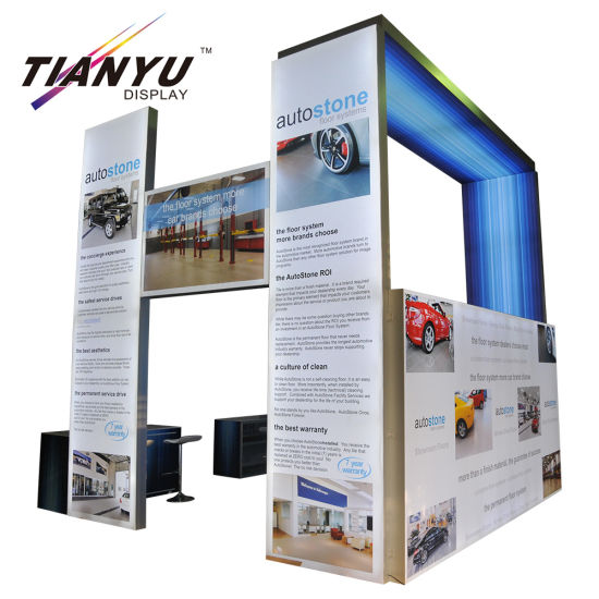 Consegna veloce 10X10 modulariespositivi Booth Tradeshow Booth 10X10