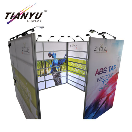 Alluminio Pubblicità Telai parete espositiva per Trade Show Booth