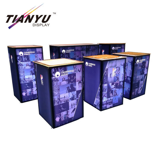 Contatore portatile Trade Show display in alluminio Tessuto Exhibition