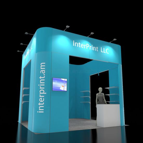 10X10 modulare pieghevole Exhibition Booth per Visualizza