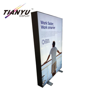 Telaio in alluminio tessile di illuminazione a LED di sicurezza Tessuto Tianyu fatta senza telaio pubblicità Display retroilluminato LED Light Box