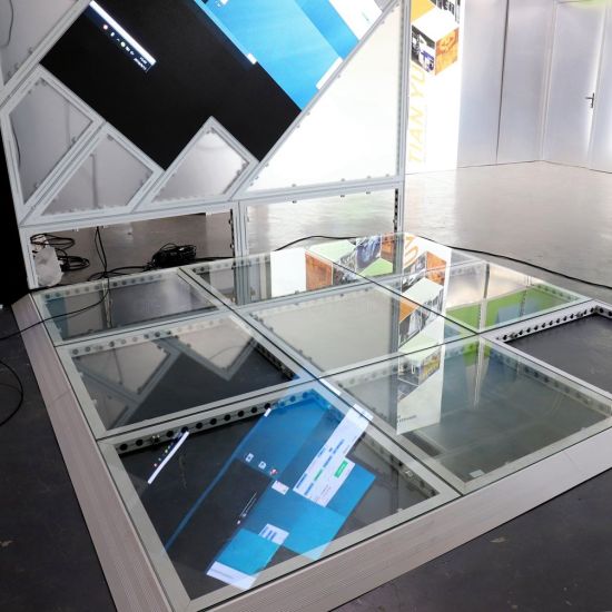 Espositore modulare in alluminio Esposizione modulare per progettisti di stand fieristici personalizzati