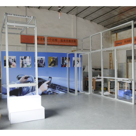 Stampa personalizzata stand Equipment Trade Show di visualizzazione Fiera Booth Portable